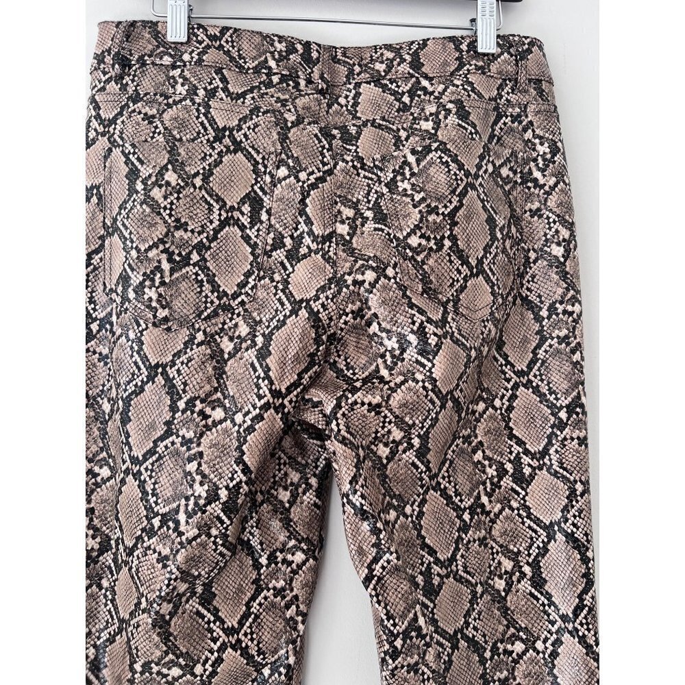 Zara Python Pants Animal Print Size 8 Nwt - image 4